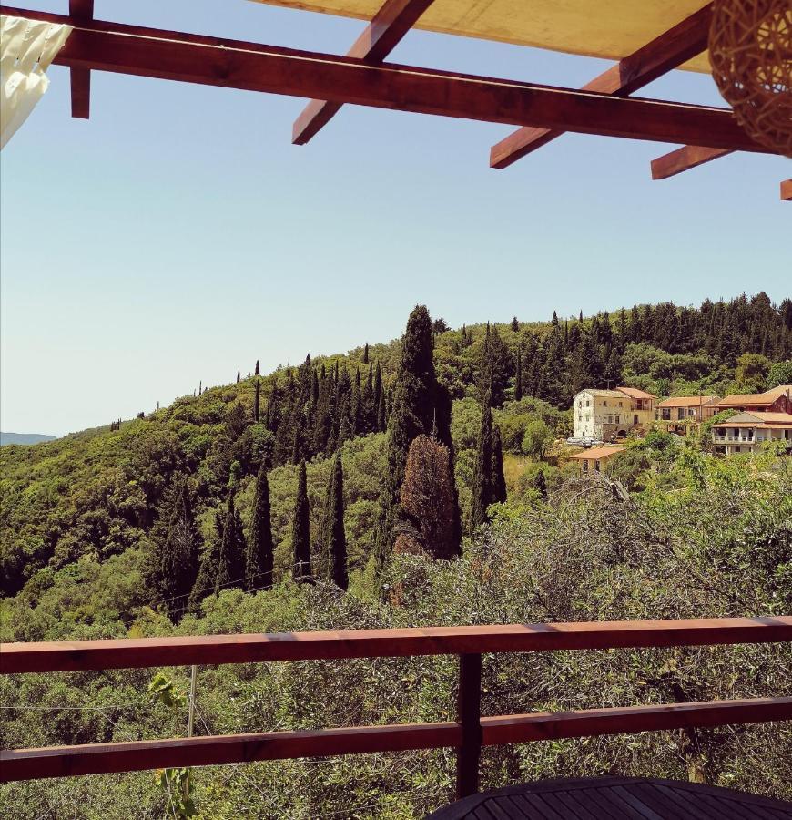 Lorantina Sea View Holiday House In Corfu - Near Barbati Beach Spartylas Exterior foto