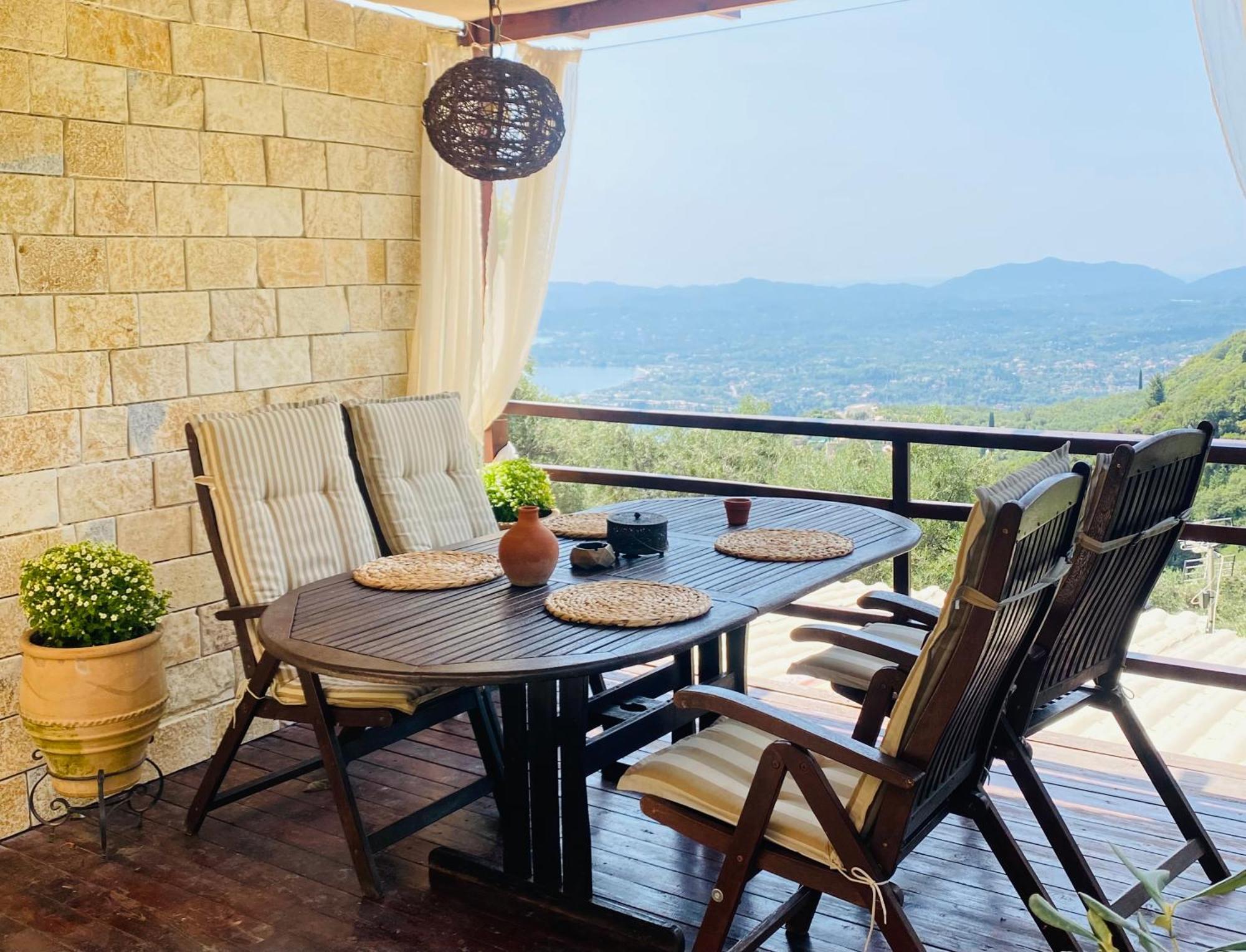 Lorantina Sea View Holiday House In Corfu - Near Barbati Beach Spartylas Exterior foto