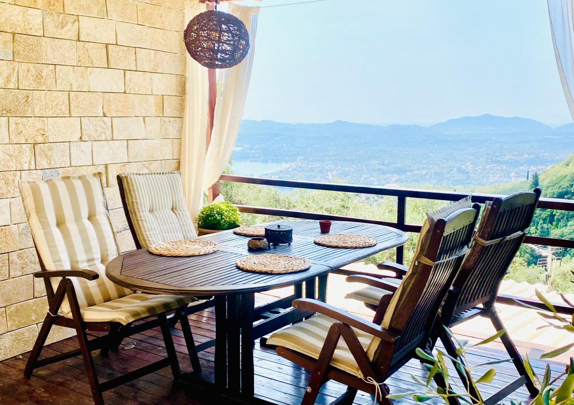 Lorantina Sea View Holiday House In Corfu - Near Barbati Beach Spartylas Exterior foto